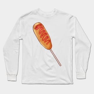 Korean Corn dog Long Sleeve T-Shirt